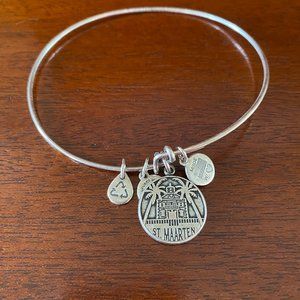 Alex and Ani St. Maarten Charm Bangle Bracelet